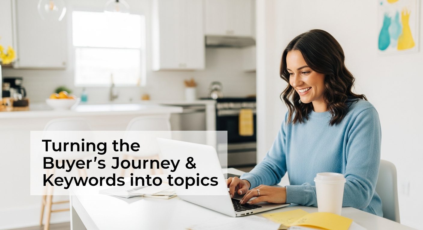 Turn Keywords into Topics & Buyer's Journey Content