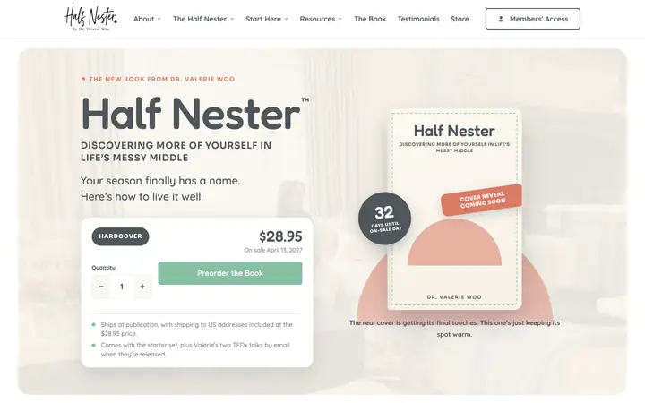 Half Nester™ website