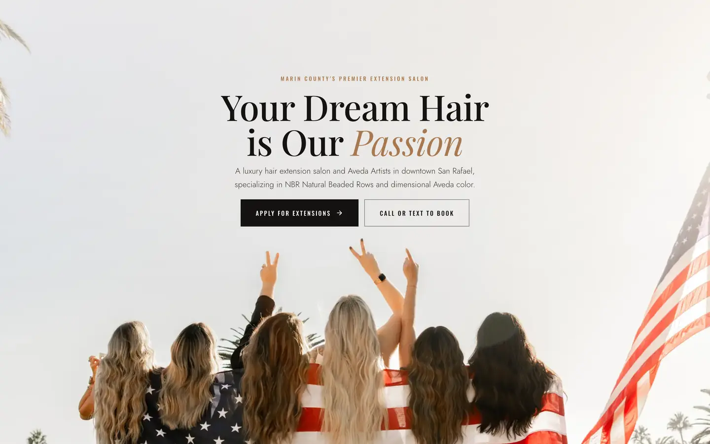 The Salon Bilancio site on a desktop screen