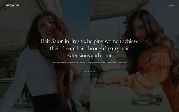 Studio One Hair Design website